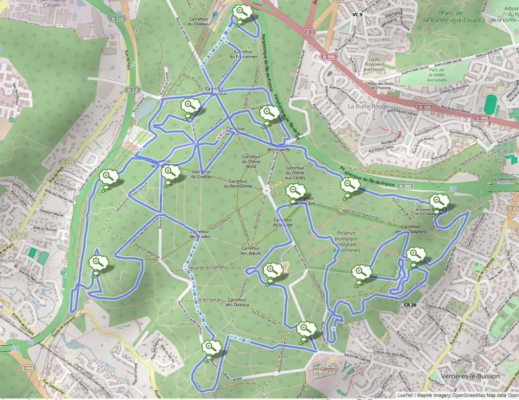 Vtt en Forêt de Verrières le Buisson