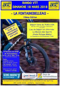 Randonnee vtt La Fontainebelleau La Fontainebelleau 2018