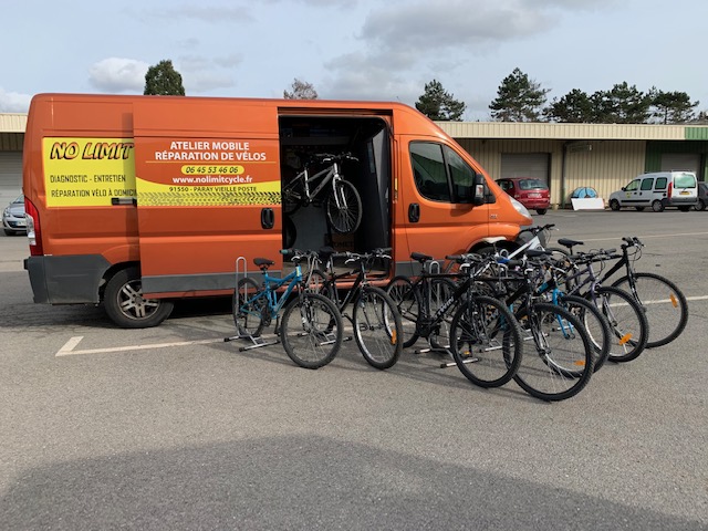Réparation vélo à domicile No Limit Cycle parc vélo