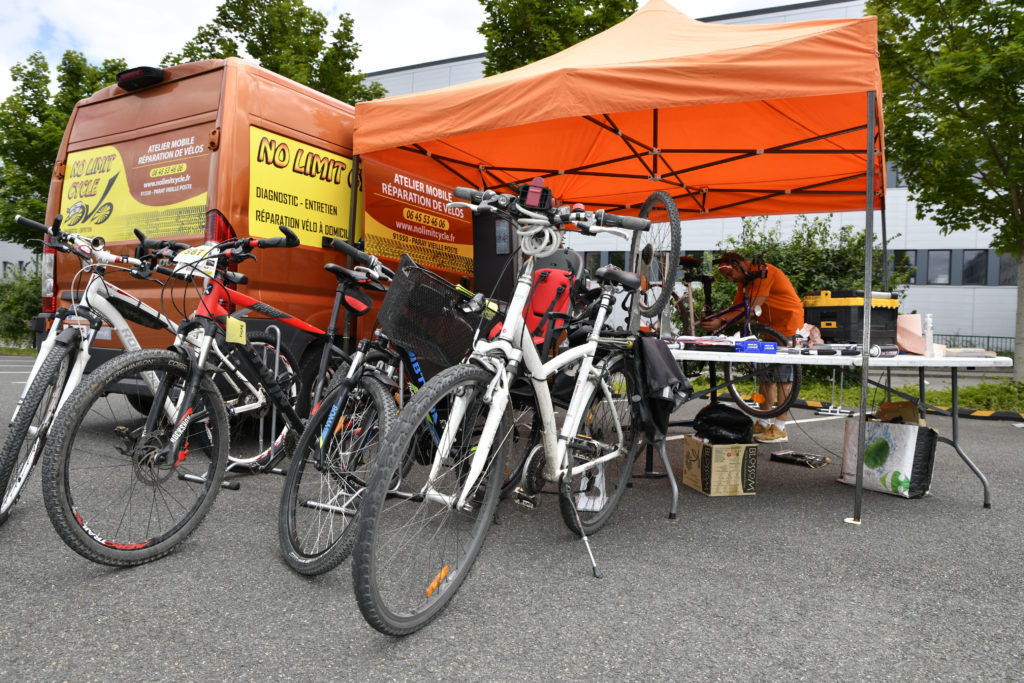 Stand réparation vélo