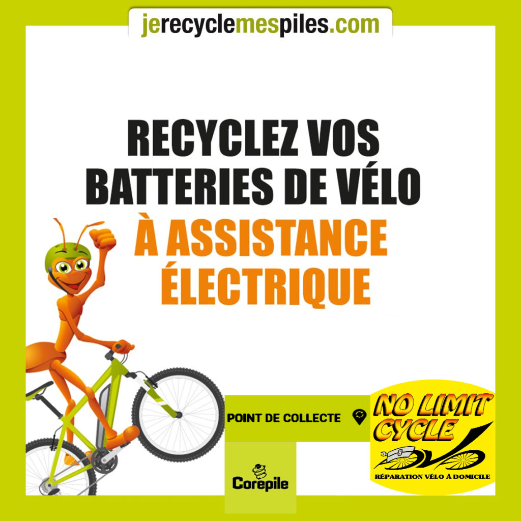 Recyclage des batteries de vélos